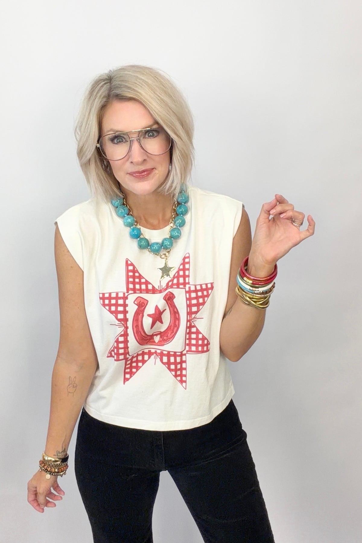 Lucky Horseshoe Tee
