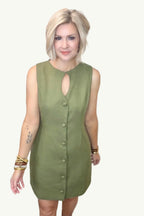 Verona Olive Dress