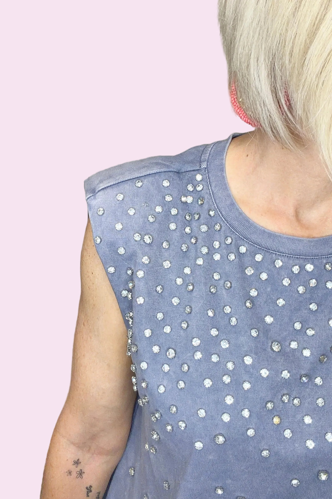 Moonlit Rhinestone Dress