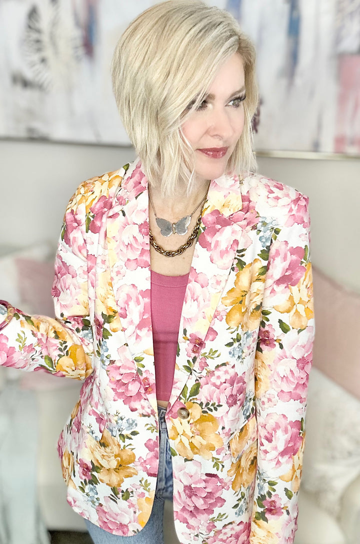 IN FULL BLOOM BLAZER