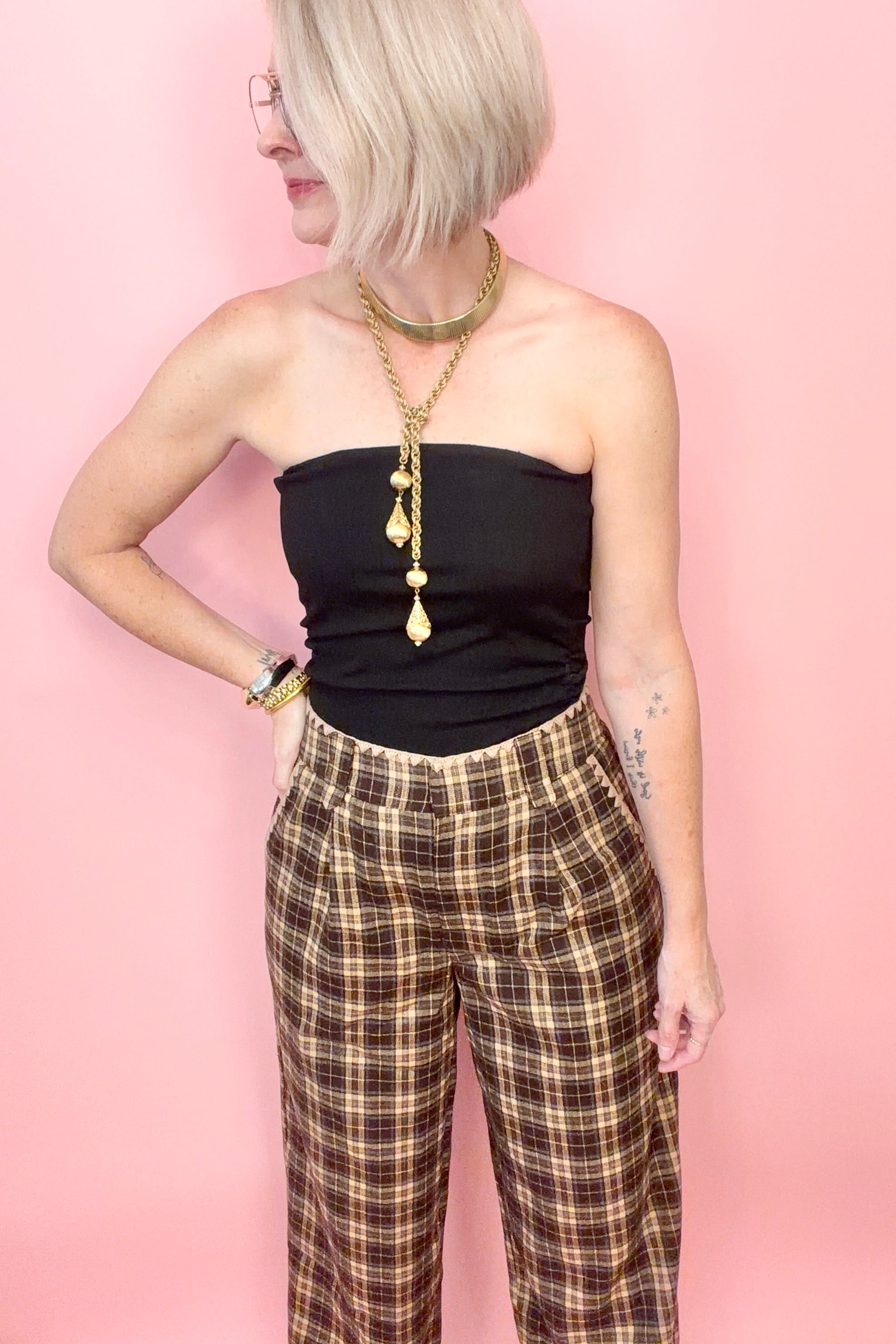 The Plaid Date Pant