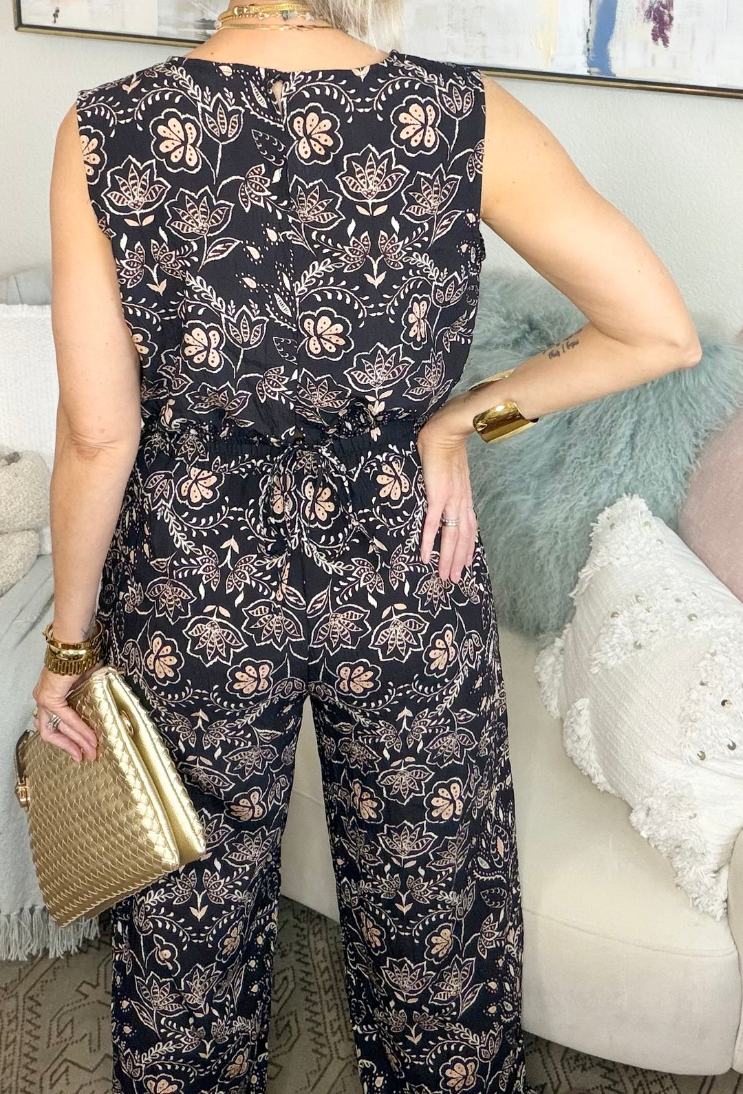 Wild Bloom Bohemian Pants Set