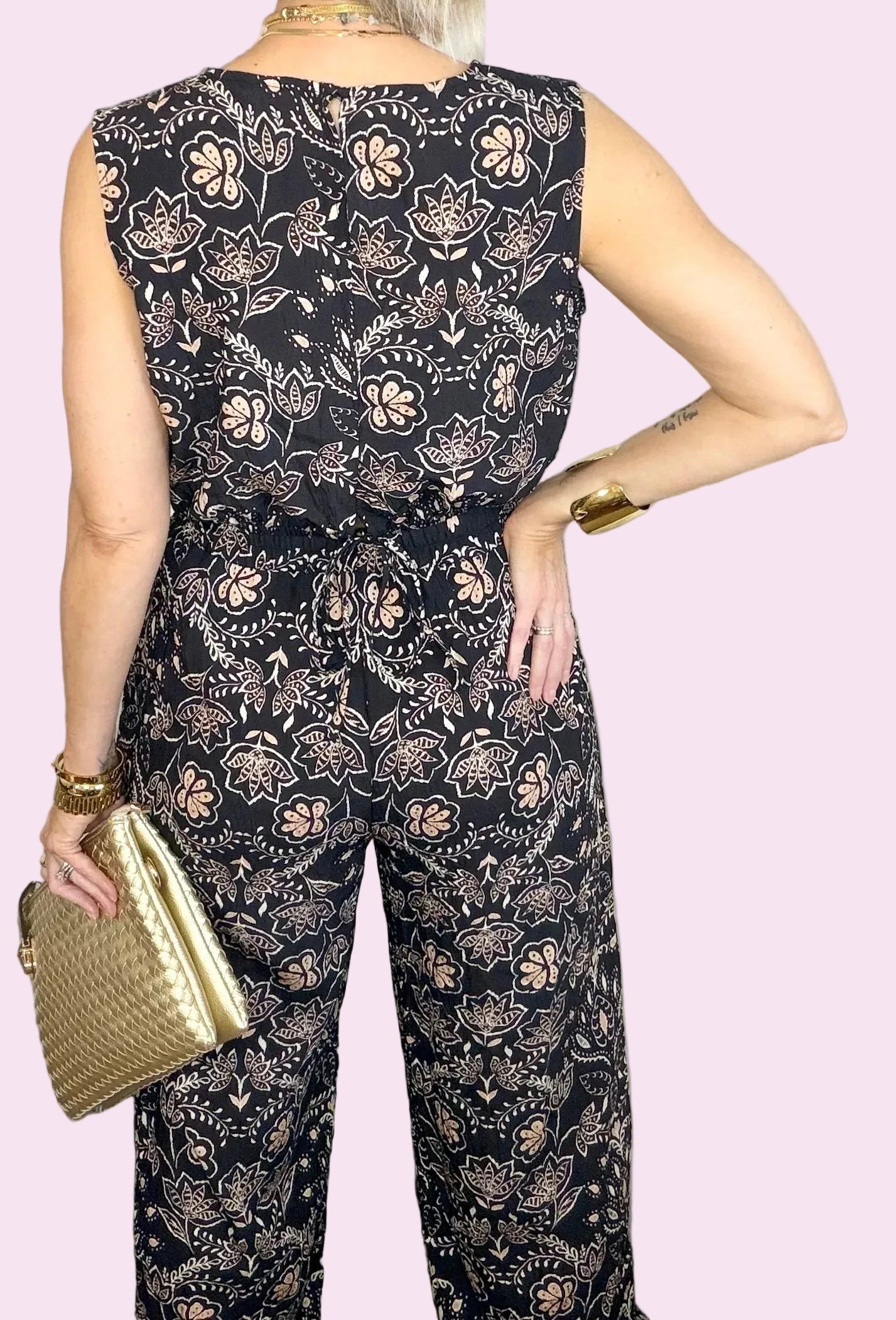 Wild Bloom Bohemian Pants Set