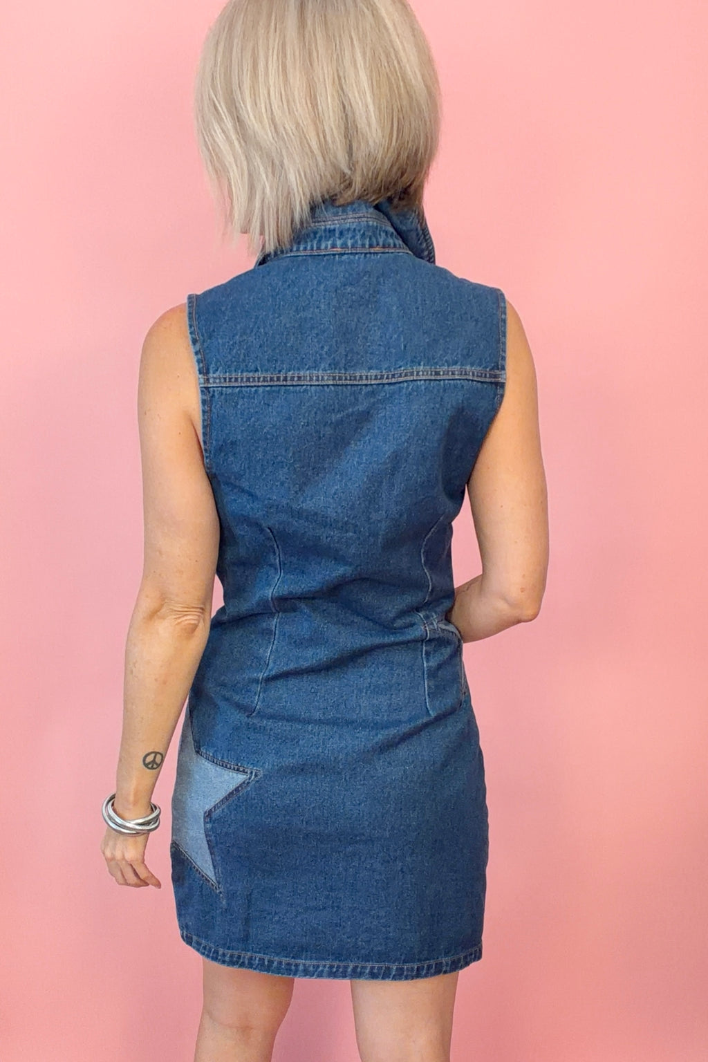 Star Struck Denim Dress