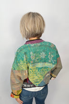 Patched Play Kantha Jacket