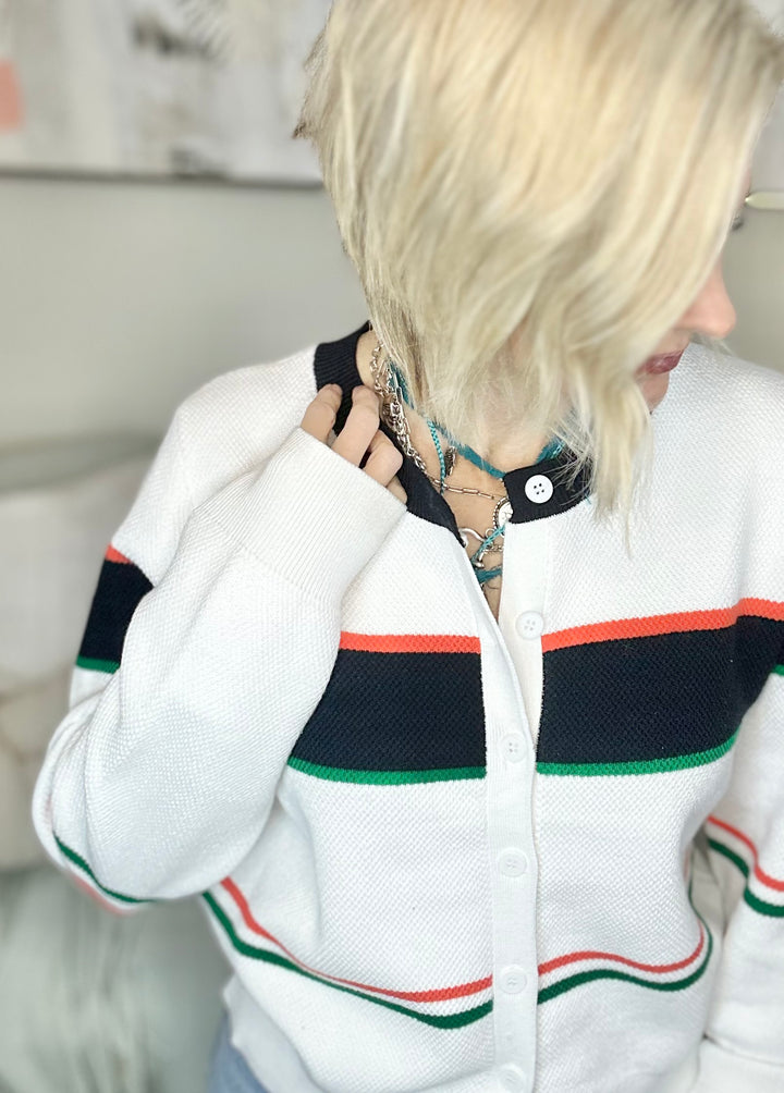 Playing It Safe Cardigan Top