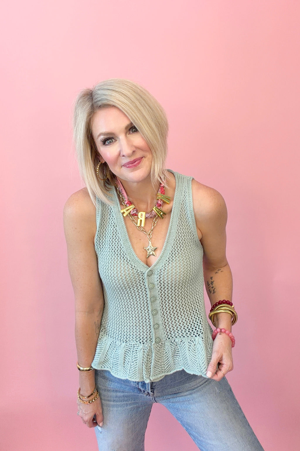 Peplum Perfect Sleeveless Top