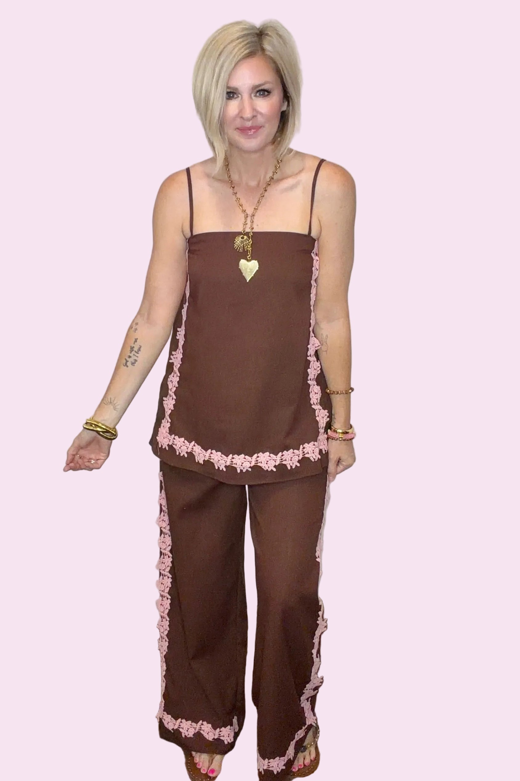 Sienna Blossom Tank & Pant Set