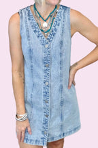 The Go-To Denim Mini Dress