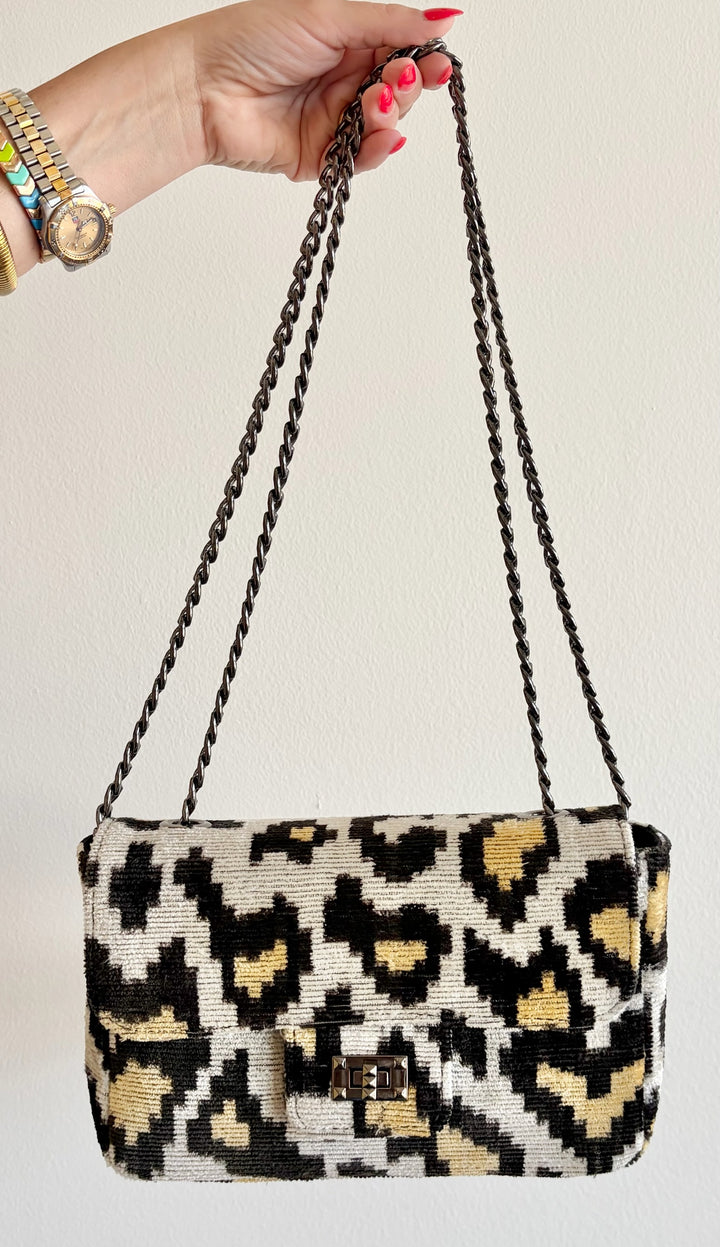 Silk Story Chain Handbag