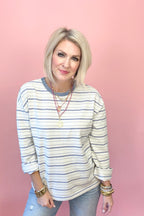 Off Duty Striped Top