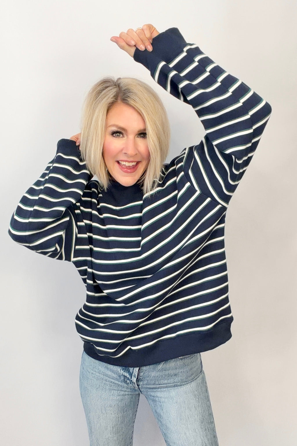 Chalet Stripe Sweatshirt