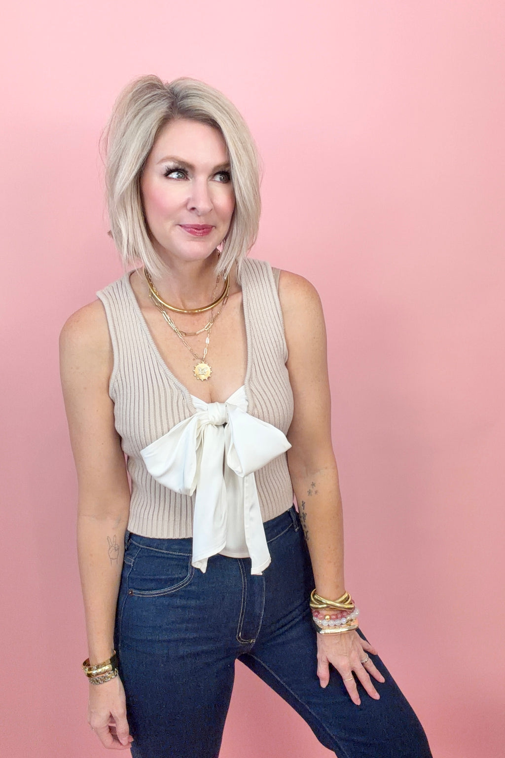 Bowtifully Charmed Top