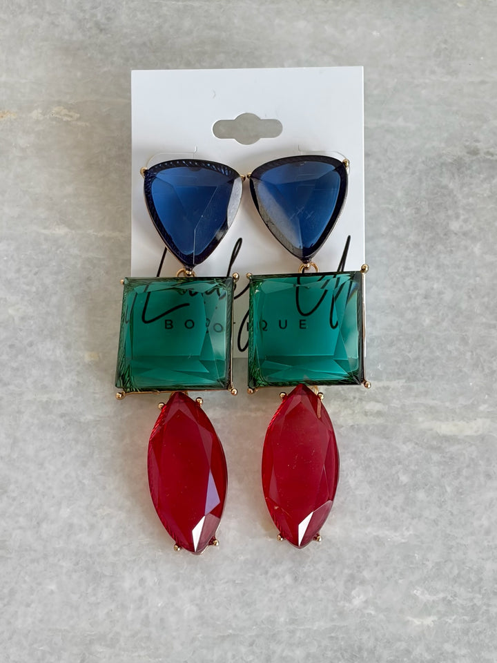 Regina Jewel Drop Earrings