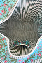 The Block Print Tote- Turquoise Floral, Orange Cheetah, Pink Floral
