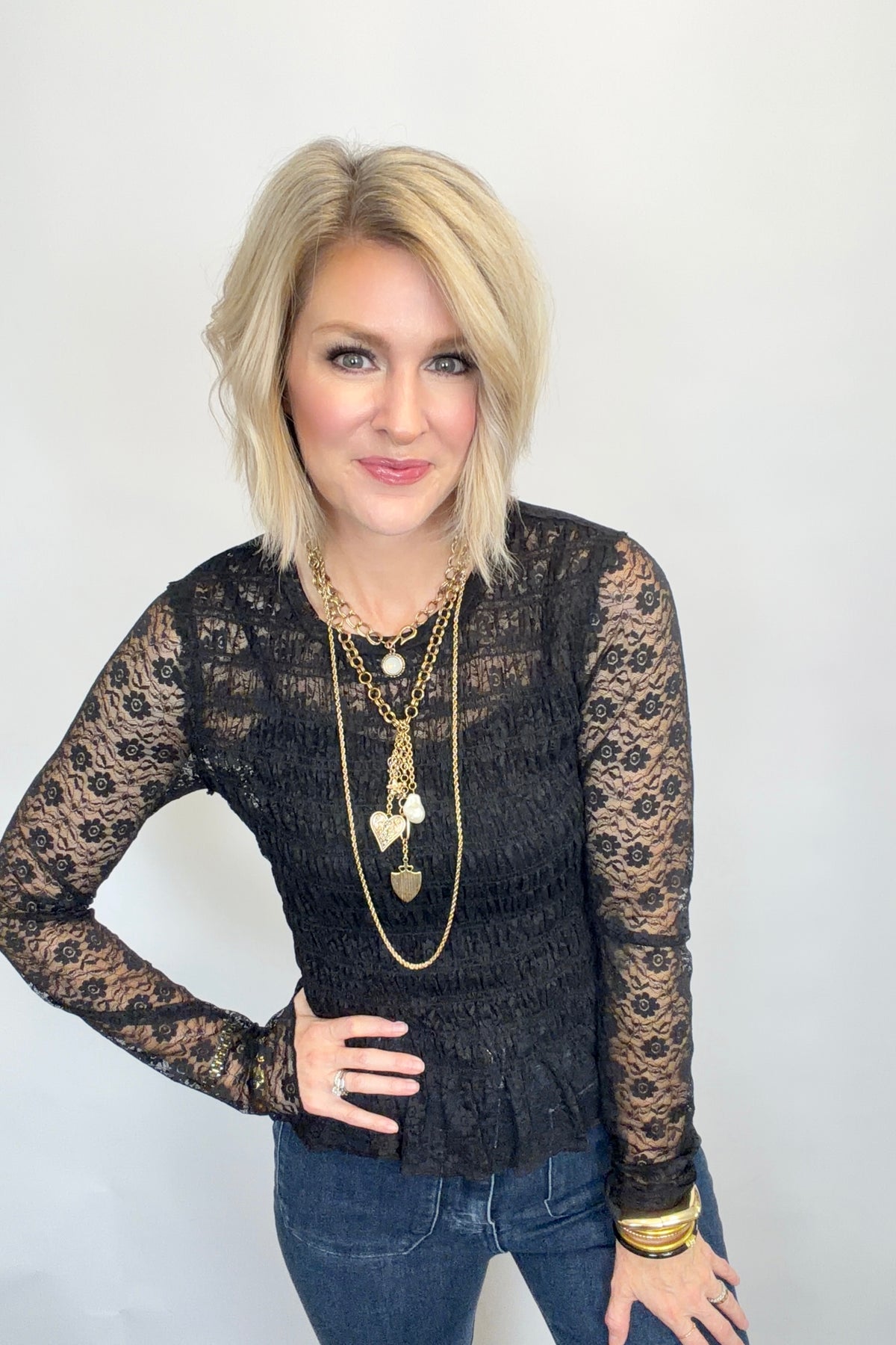 The Everly Lace Top