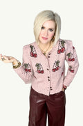 Top it with a Cherry Cardi