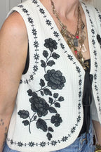Jardin Embroidered Vest