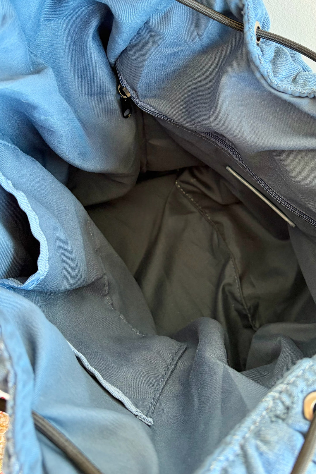 Sloane Denim Puffer Backpack