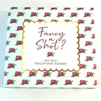Fancy a Shot- Set of 4 Teacup Shot Glasses