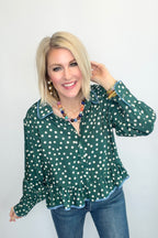 The Emerald Social Blouse