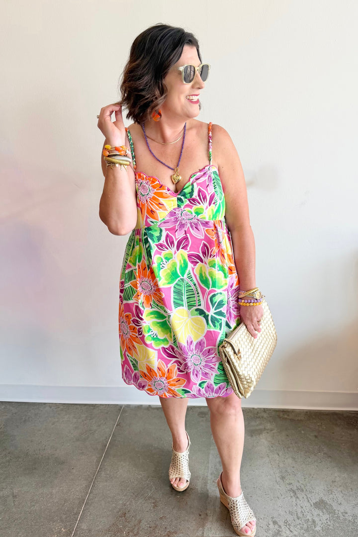 Palm Paradise Dress