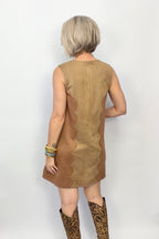 Smitten in Suede Dress