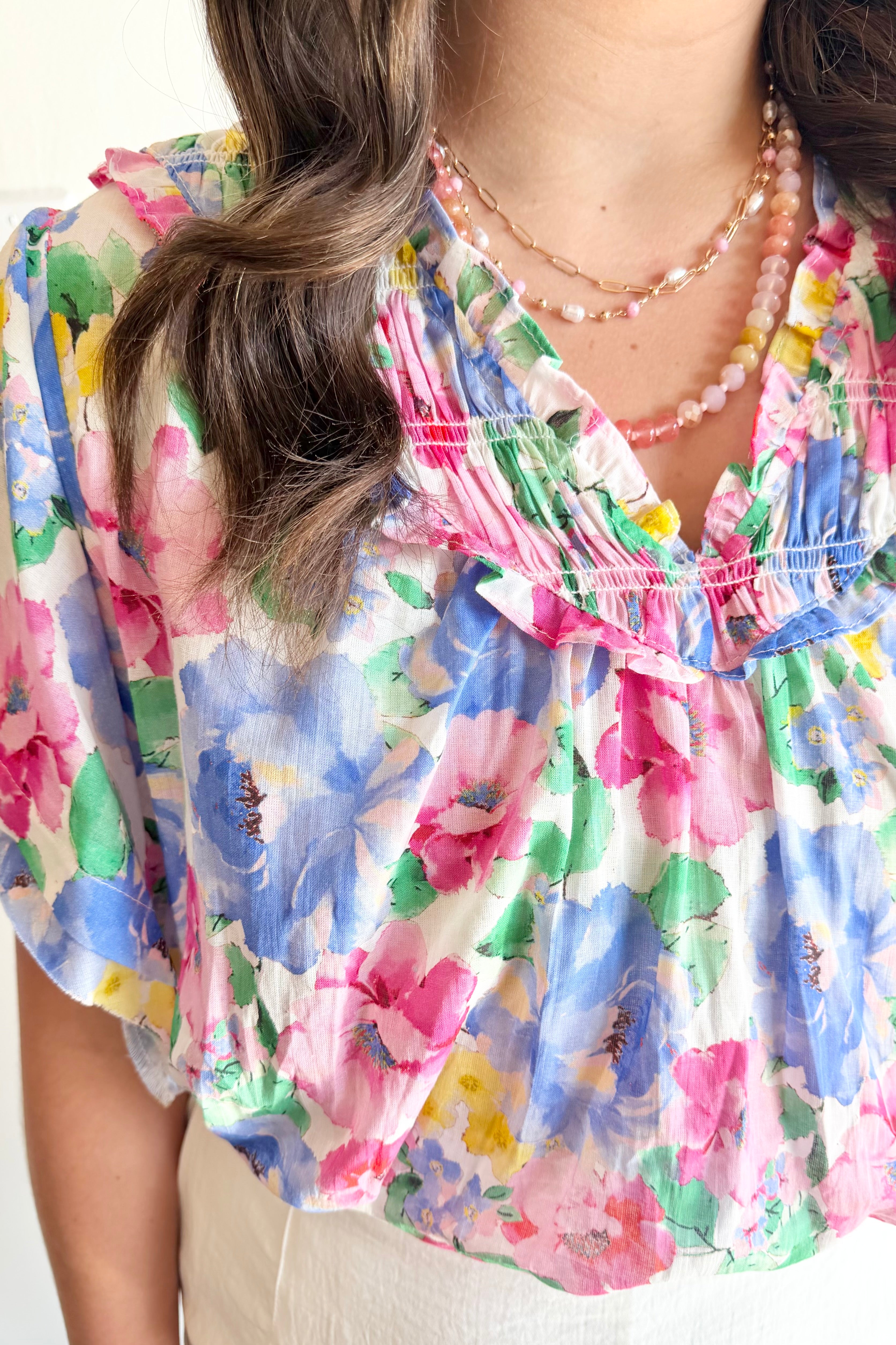 Sunday Garden Babydoll Top