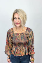 Fall Fairytale Peplum Top