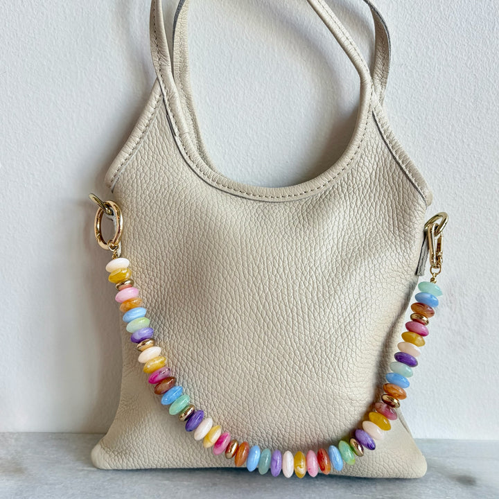 Confetti Beaded Bag Charm