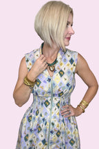 Wildflower Trellis Zip Dress