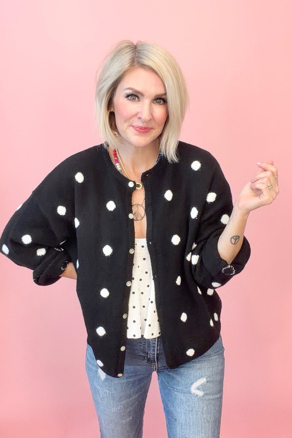 Polka my Heart Sweater