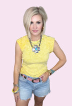Ray of Sunshine Ribbed Tee