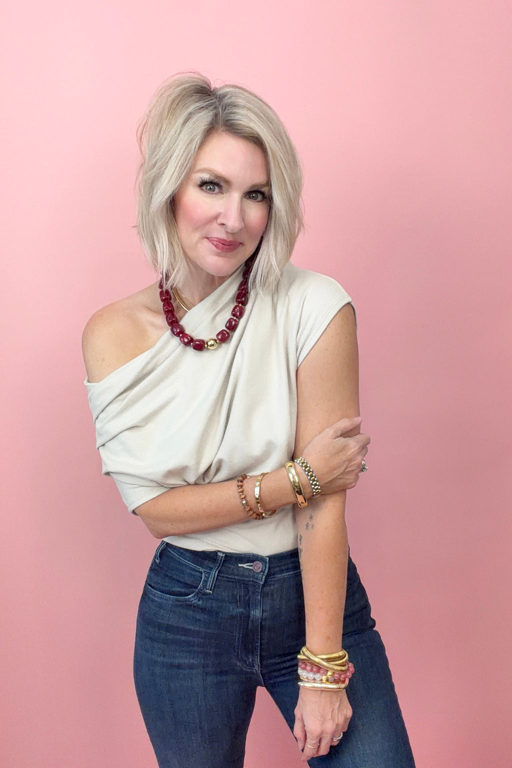Delicately Cashmere Knit Top