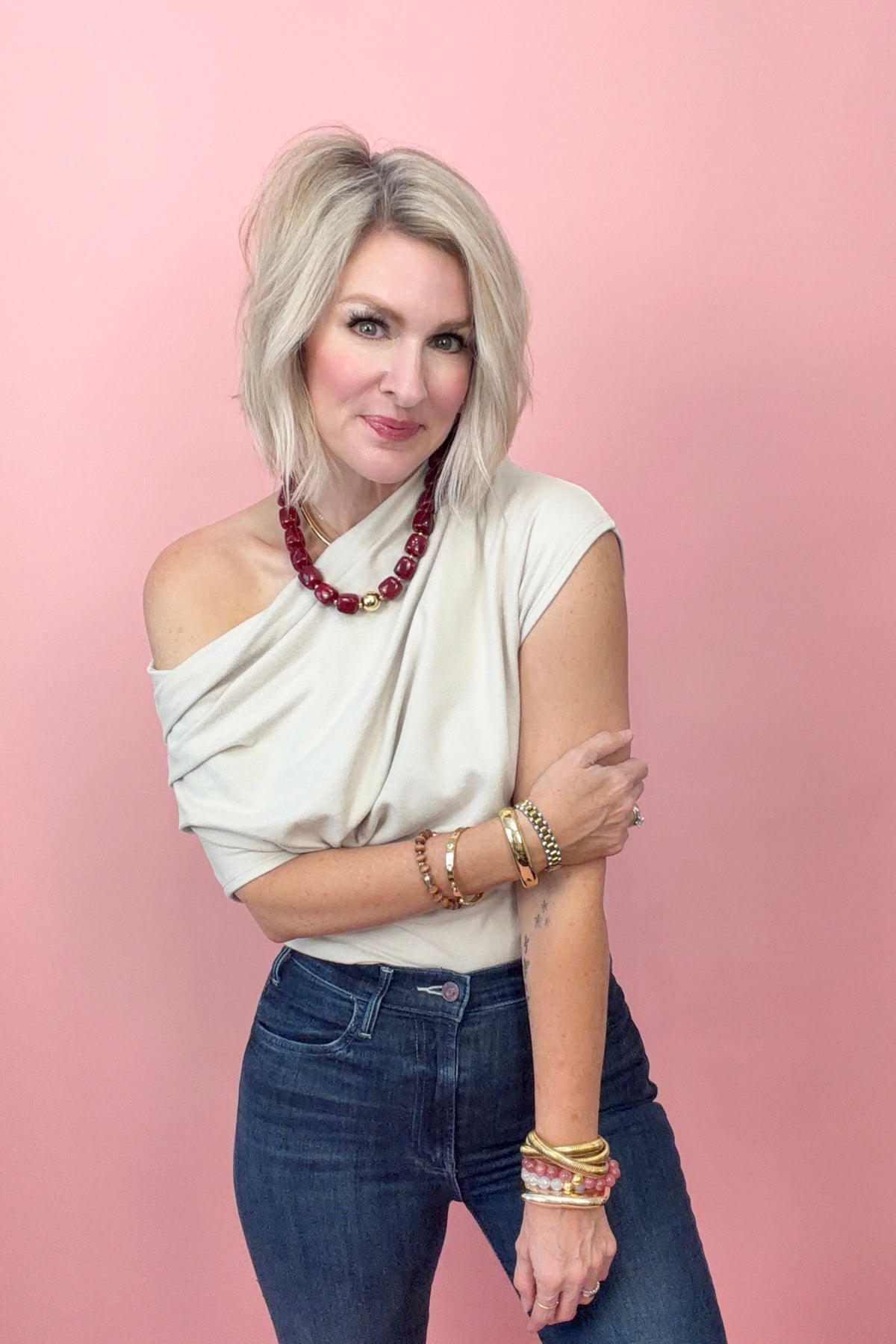 Delicately Cashmere Knit Top