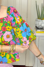 Bloomerang Tie Back Top