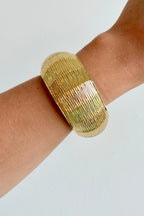 Golden Cascade Cuff