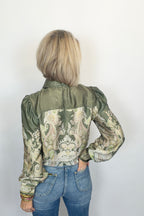 Gilded Paisley Blouse