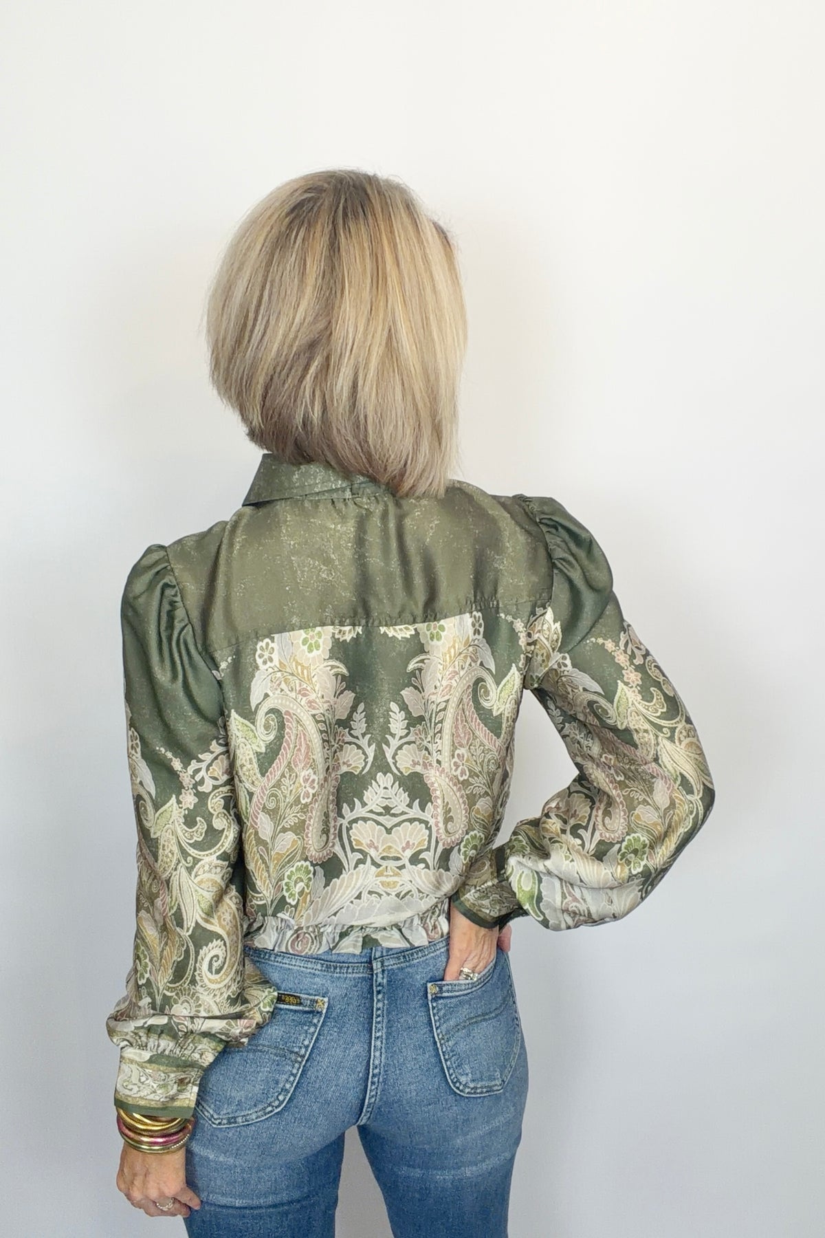 Gilded Paisley Blouse