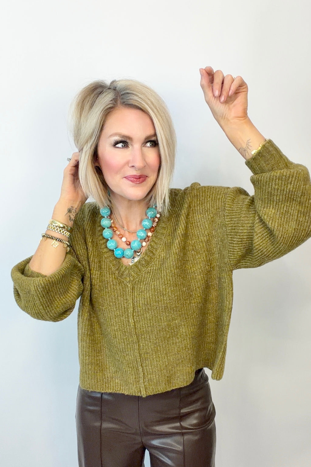 Crisp Morning Crop Sweater