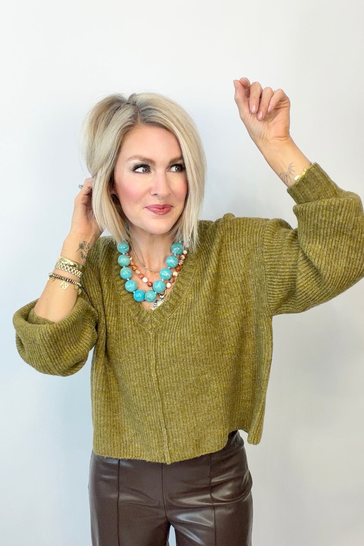 Crisp Morning Crop Sweater