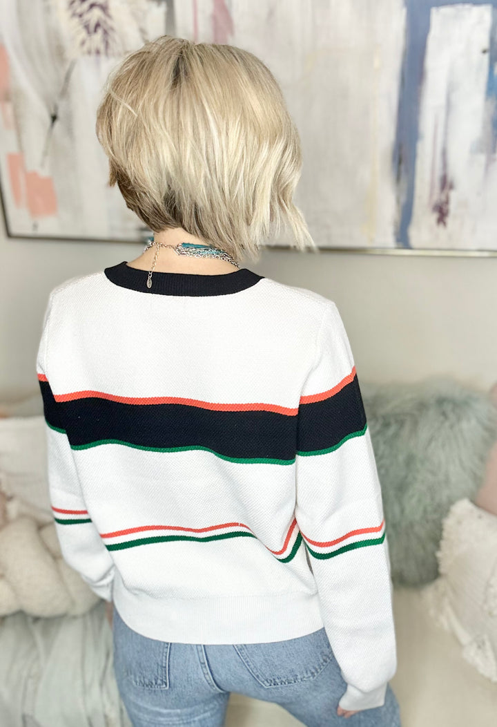 Playing It Safe Cardigan Top