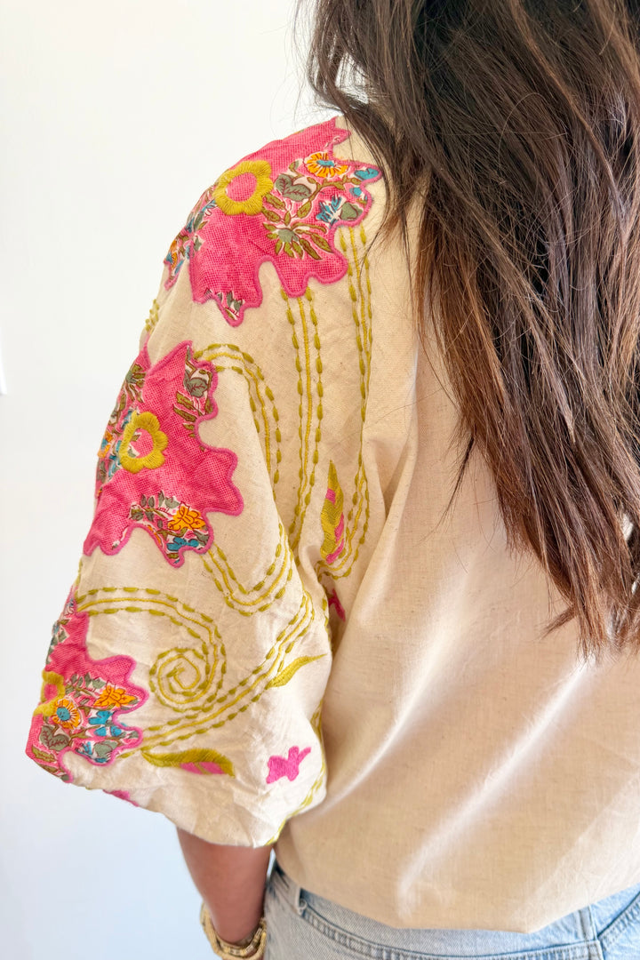 Posey Lane Embroidered Top