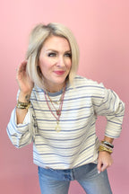 Off Duty Striped Top