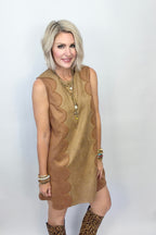 Smitten in Suede Dress