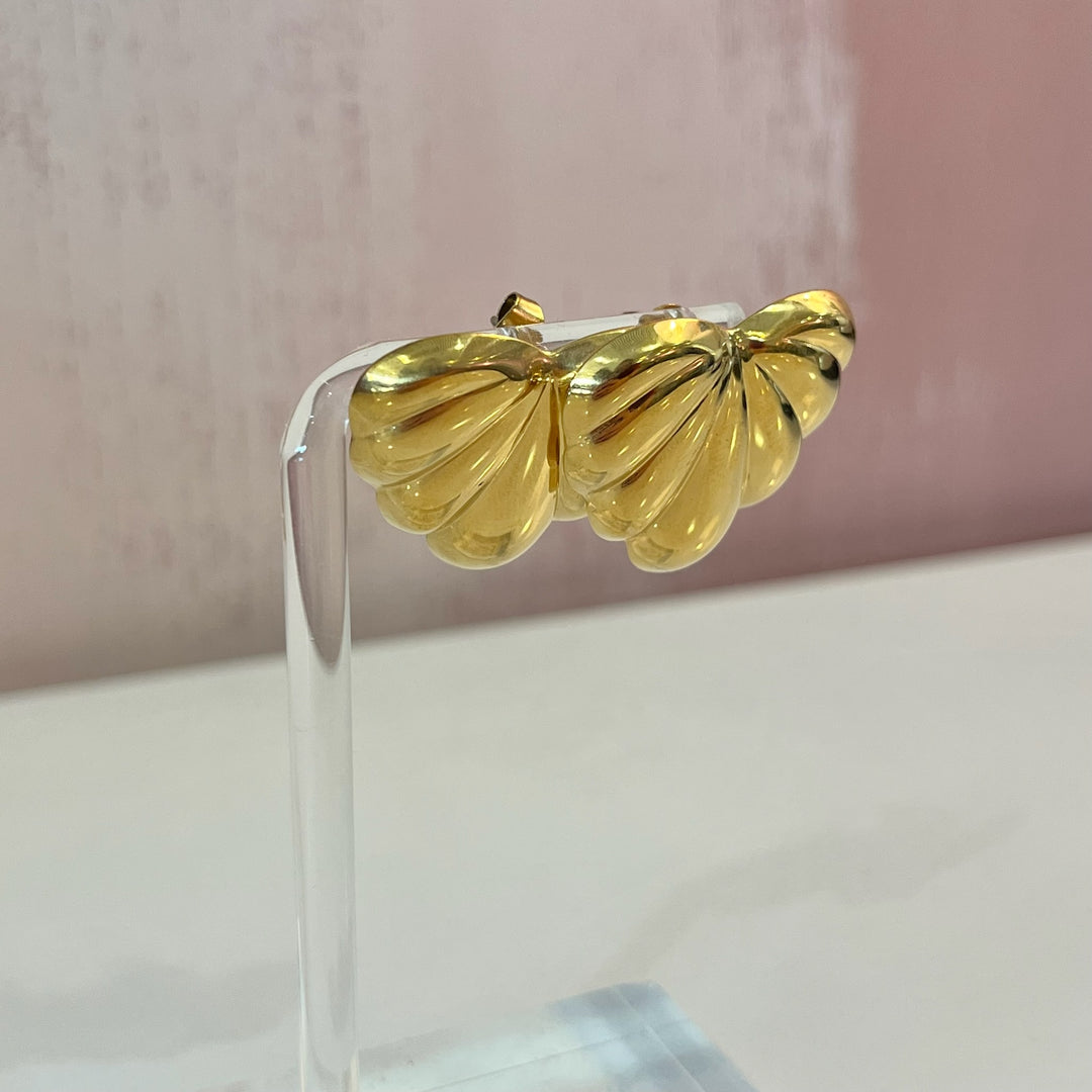The Power Reign Gold Stud