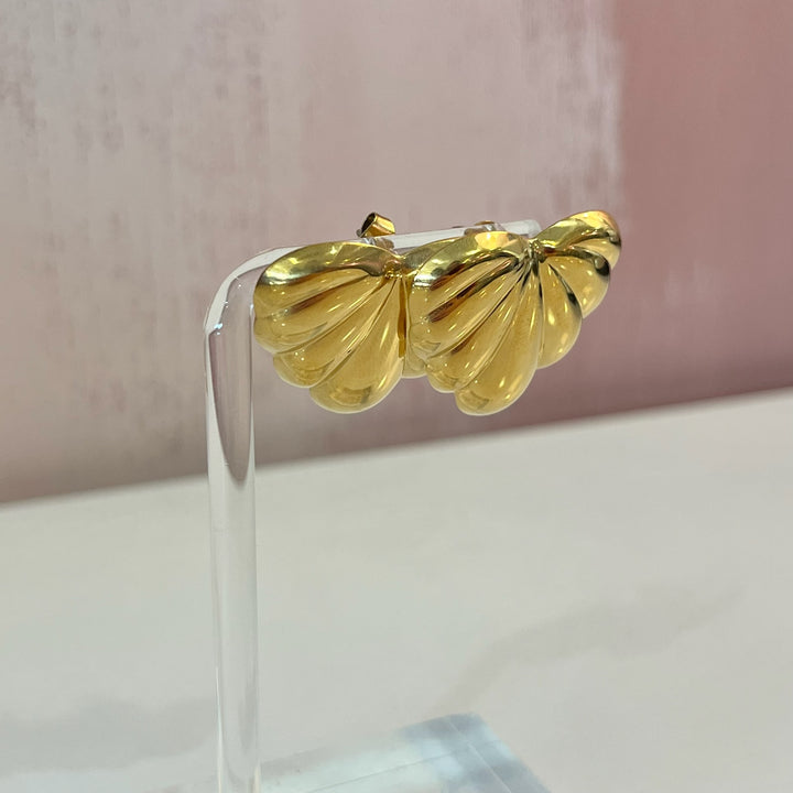 The Power Reign Gold Stud