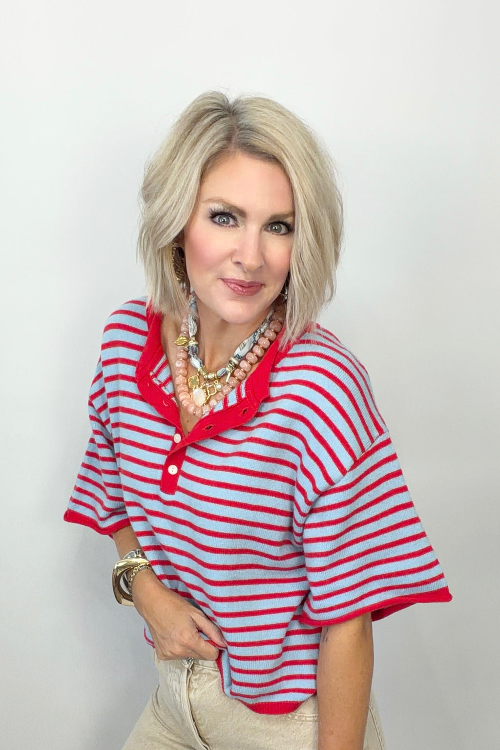 Fireside Stripe Knit Top