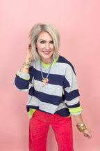 Lime Light Stripes Top