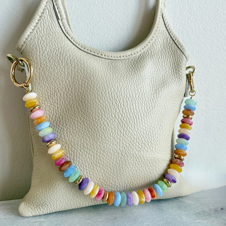 Confetti Beaded Bag Charm